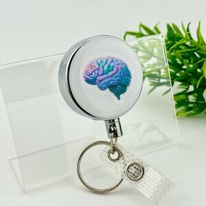 Stunning brain 🧠 badge Reel vivid colors,